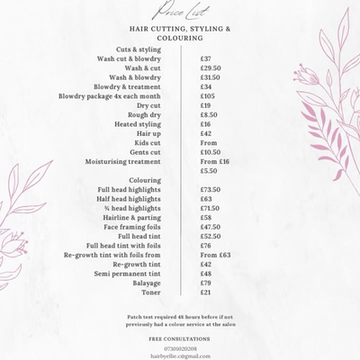 PRICE INCREASE 2026 As of the 1st November 2026 I will applying a small increase on my services. I never like having to increase my prices however with the increasing price of products I have no choice but to. I pride myself on giving you the best quality service at a reasonable cost. I truly appreciate and thank you for your love support and continued loyalty. If you have any questions please feel free to pop me a message. Thank you for your understanding With Love Ellie xx #selfemployed #fypage #hairstylists #hairdresser #yeovil #yeovilsalon #yeovilbusiness #yeovilcommunity #sherborne #hairartist